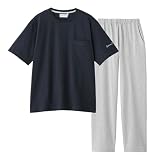 COMME CI COMME CA コムシコムサ ルームウェア 綿混 【5分袖・長パンツ】 オールシーズン やわらか天竺素材 レディース MF7215