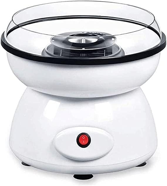 Cotton Candy Maker, Cotton Candy Machine for Kids Nostalgia Bulk Mini Electric Kitchen Appliances for Birthday Gift (White)