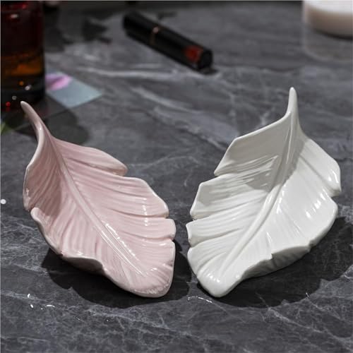 Porte-savon avec égouttoir design feuille pour support rangement - 6