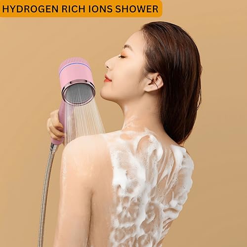 Shower head with Hydrogen Generator -Vitamin C Filter - Water Softener - Remove Chlorine - Reduces Dry Itchy Skin- Smooth and shiny hair-Aromatheraphy Handheld High Pressure Showerhead. - Image 3