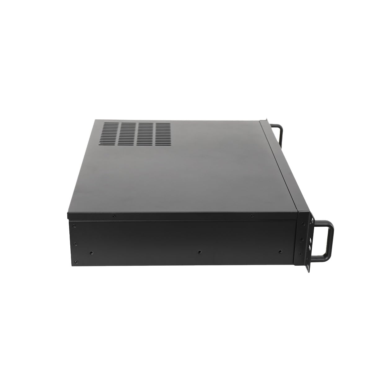 2U Servergehäuse Rack Gehäuse,14zoll Netzwerkschrank | 2HE Serverschrank für IT-Geräte, A/V-Geräte,Unterstützt 3 x 3,5 HDD or 2X 3,5 HDD + 1 x 2,5 SSD,80mm Lüftern