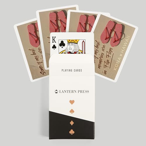 Lantern Press Kona Hawaii Baraja Póker 52 Cartas Adultos miniatura 6
