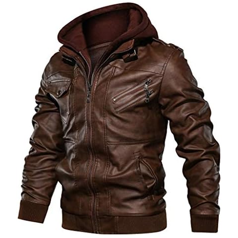 Veste en cuir homme Générique Cover