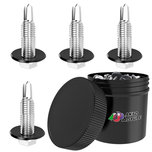 Vis de toit autotaraudeuse inox 410 vis plaque latérale bois étanche 85 pcs