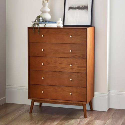 Julian Bowen Credenza Small Lowry In Legno Ciliegio Frassino - Stile Retrò 80x70x38 Cm