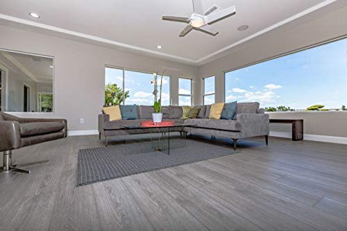 12” Cut Sample Vinyl Plank, Pre-Attached Underlayment, Click, 40 Mil Wear Layer, Arlo #TOP5