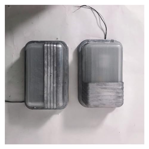 Applique LED IP65 à culot E27 avec diffuseur en verre hermétique - 7