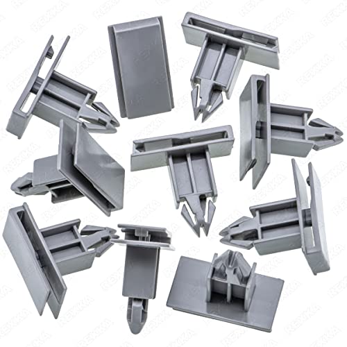 Rexka 10pcs Rocker Panel Moulding Retainer Clip for GM 10431761