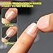 Makartt Short Oval Nail Tips: 500pcs Full Cover Clear Press on Acrylic Nails Extension 10 Sizes Natural Soak Off Soft Gel Manicure Fake Tip Salon DIY Home