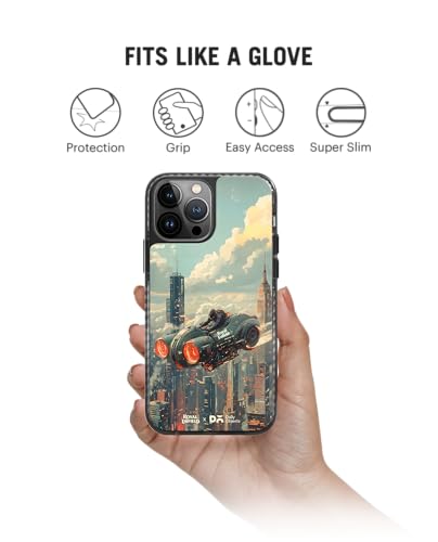 Image of DailyObjects Legend of The Sky Stride 2.0 Magnetic Case Cover Compatible with iPhone 14 Pro Max | Wireless Charging Slim Back Cover | 2 Layer Edge Protection & Shockproof