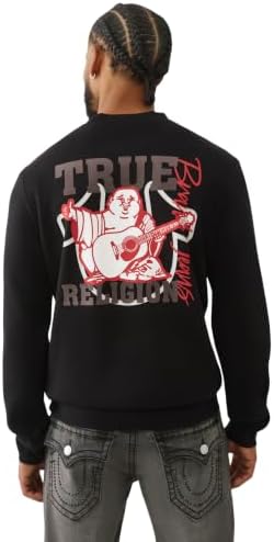 True Religion Bold Sweatshirt für Herren, Schwarz, XL