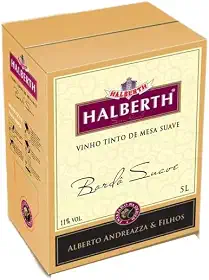 Vinho Halberth Tinto Suave Bordo Bag In Box 5 Litros
