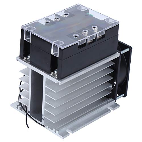 Jeanoko SSR 60WA R1 2KW Motor Soft Start Controller Practical Motor Start Board Motor Accessories for Single Phase Motor Starting(Module + Radiator) - Image 4