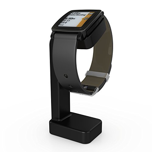 Pebble Time Charger,Nogis Replacement Vertical Charger Stand Cradle Charging Station Dock for Pebble Time Smart Watch