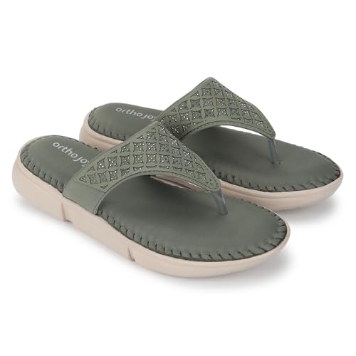 Image of ORTHO JOY doctor Fancy Slipper for women || Orthopedic Women's Fancy Sandal For Women