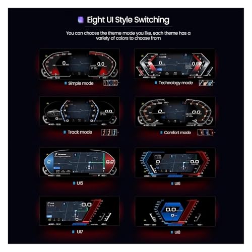 Cuadro digital inalámbrico de 12,3 pulgadas para solucionar el desgaste del tablero en BMW X6 E71 2