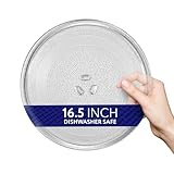 Impresa Replacement Microwave Glass Turntable Plate - Compatible with Panasonic, Kenmore & Sears Models - 16.5-Inch Diameter - Microwave Carousel Turntable