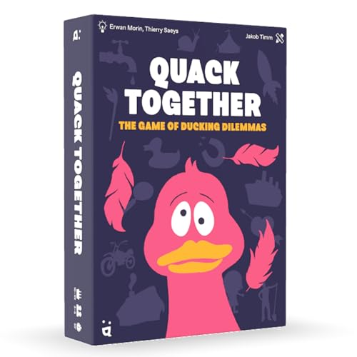 Quack Together Board Game - Juego Cooperativo de Observación Aguda y Pistas Sutiles, Divertido para Familias y Amigos, Niños y Adultos, 10+ años, 3-6 Jugadores, 30 Minutos de Juego