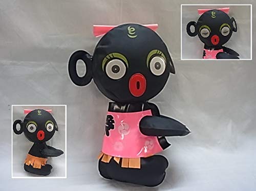 ダッコちゃん リボン 法被 祭 ビニール製