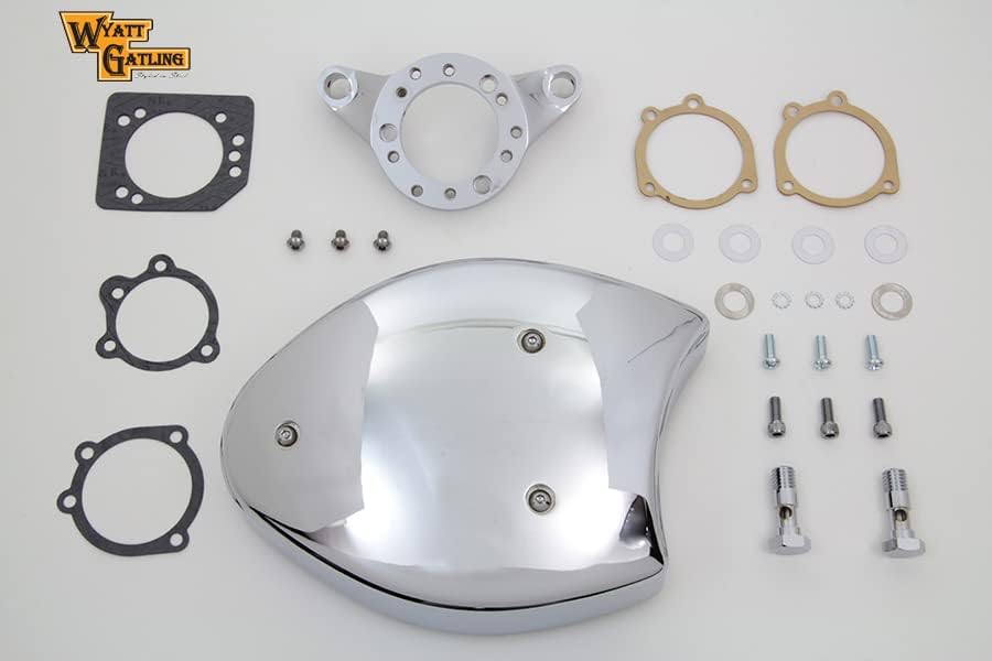Chrome Wyatt Gatling Air Cleaner Assembly, FITS XL 1991-UP