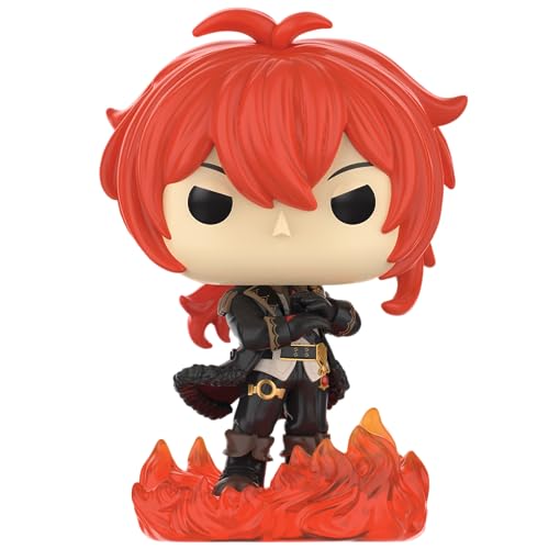 Funko Pop! Games: Genshin Impact - Diluc Ragnvindr - Pop! Asia - Vinyl Collectible Figure - Gift Idea - Official Merchandise - Toy for Children and Adults - Games Fans