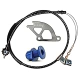 BBK Performance 16095 Adjustable Clutch Cable, Double Hook Aluminum Quadrant and Firewall Adjuster Kit for Ford Mustang GT, Cobra