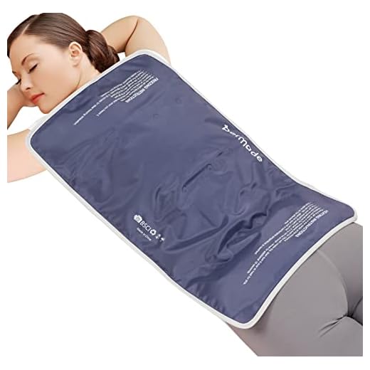 Gel Ice Pack for Injury, Large 22"X 15" Reusable Flexible Cold & Hot Therapy Compress Pack for Hip, Knee, Arm, Foot, Shoulder, Knee, Back, Migraine, Swelling, Bruises, Surgery, Pain Relief(L)