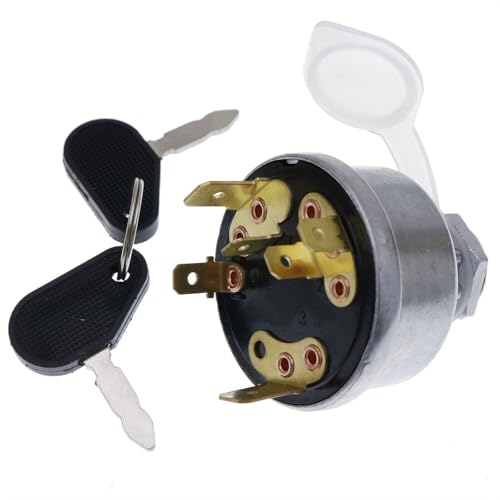Replacement Parts for Ignition Switch & 2 Keys for International 484 584 684 784 884 485 585 685 885 Mod-JN88-103