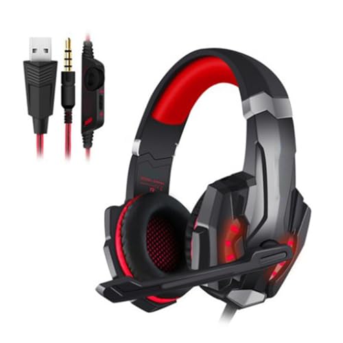 SEAYACK G9000 Gaming Headset Rot Schwarz