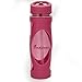 Clearance Sale-19 oz Newest Design Sports Tritan Plastic Water Bottle Straw Lid/Spout Leak Proof Flip Top Cap Portable To-Go Gym School with Handle and Cleaning Brush - Hot Pink