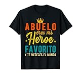 regalos para abuelo dia del padre t-shirt mejor abuelo maglietta