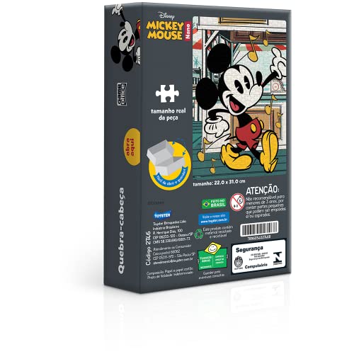 Mickey Mouse - Quebra-cabeça - 500 peças Nano - Toyster Brinquedos