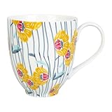 GENEVIEVE LETHU 536518 Mug 35 cl Porcelaine - Gamme CARAVALCA - Ø 9 cm H 10 cm, Coloré (avec Motif Floral)