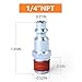 GASHER 1/4-Inch NPT Male Industrial Air Plug, Pneumatic Plugs 300PSI (10-Pack)