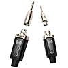 STRICH UHF Sistema Microfono Wireless XLR Adattatore Microfono 16 Canali, Trasmettitore Audio e Ricevitore per Microfono Dinamico, Alimentazione Phantom 48V per microfono a condensatore, Compatibile