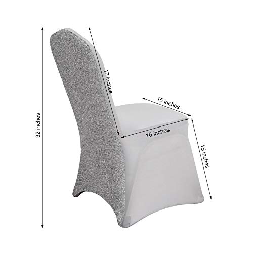 image for BalsaCircle Chair Covers BalsaCircle 25 pcs Dusty Rose Spandex Stretch