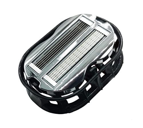 OmniShaver Head Shaver for Bald Men | Premium Ladies Razors for Women to Shave Legs, Arms, Body | Self Clean Bald Head Shaver for Men | Black Razor Blades for Men