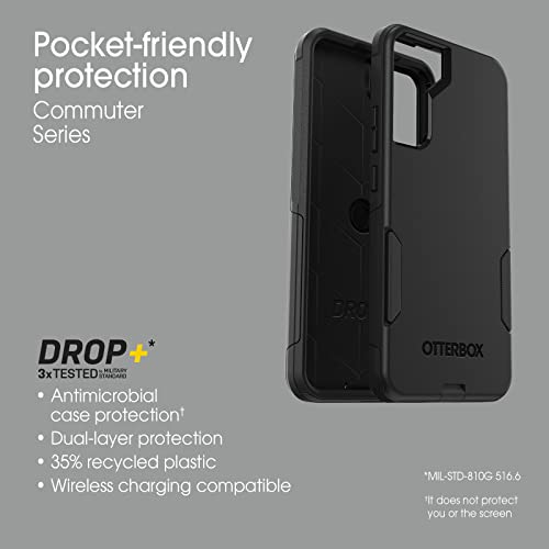 OtterBox Galaxy S22+ Commuter Series Case - Rock Skip Way, Slim & Tough, Pocket-Friendly, with Port Protection Blue by OtterBox - Image 4