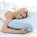 EGOHOME Cooling Gel Memory Foam Pillow - Reversible Cooling Cover, Neck Support for Side, Back and Stomach Sleepers, Removable & Machine Washable, All-Season Comfort, Standard Size, Blue