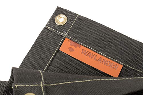 Waylander Svalinn Fiberglass Welding Blanket – Flame Retardant Fabric Up To 1400°F; Heavy Duty Double-Sided Vermiculite Treated Fiberglass For Less Shed And Fierce Spark Protection (6' X 4', Black) #TOP26