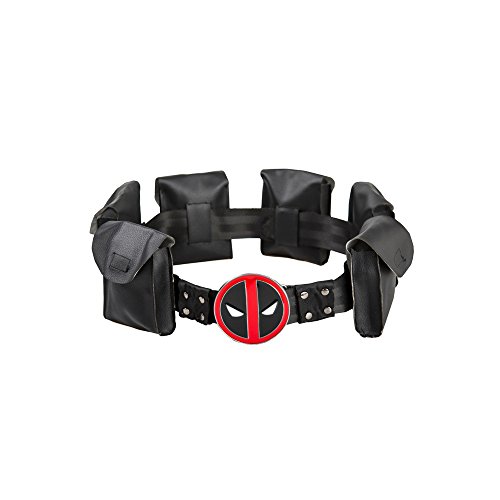 Valley Railway Deadpool Cosplay Belt with Metal Buckle Halloween Costume
