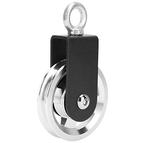 Polia De Liga De Alumínio Premium De 95mm, Roda Suspensa Silenciosa Para Suporte De Equipamento De F