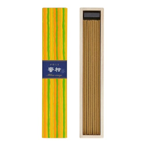 KAYURAGI - Mikan Orange 40 Sticks by Nippon KODO, Japanese Quality Incense
