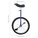 Qgnaewnoyj 20 Inch Unicycle, Outdoor Sport One Wheel Unicycles for Adults with Adjustable Height, Load 143-165lbs, Anti-Slip for 5.09-5.74ft Height People (Blue)