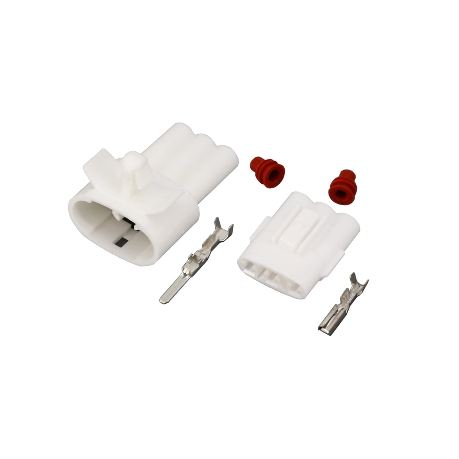 VAIGAI Yige Store Conector automotriz de 3 Pines Conector de automóvil BL/AN,CO con Terminal 6098-4071, Dj7033-2.2-21 3p (Size : 5 Sets)
