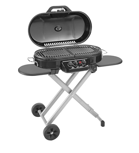 Coleman RoadTrip 285 Portable Stand-Up Propane Grill with 3 Adjustable