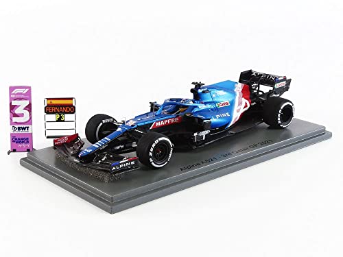 Alpine A521 F1 1/43 Spark Qatar GP 2021 idée cadeau collectionneur