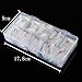 AORAEM Long Stiletto Sharp False Nails Natural Claw Full Cover Artificial Fake Nails Tips Art Tip 500PCS For Nail Salon 10 Sizes (Natural)