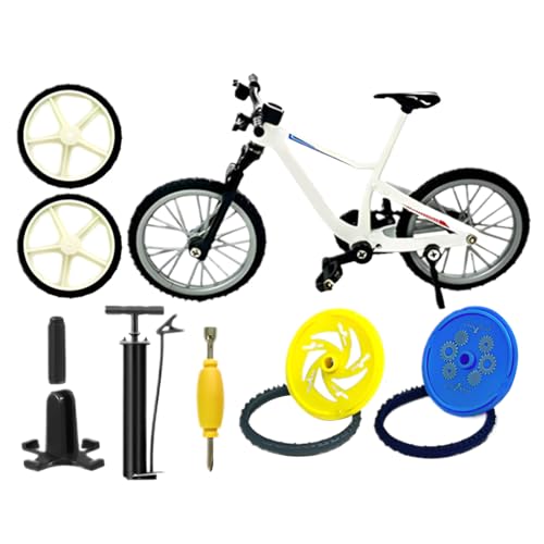 Jouet miniature Fidget Cycle – Flick Trix Finger Bike, mini modèle de vélo moulé sous pression, vélo de sport à doigts avec pièces modifiables, mini...