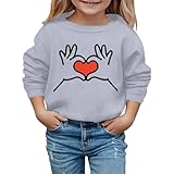 Langärmliger Kapuzenpullover für Damen mit Hunde-Print, lässiger Weihnachts-/Feiertags-Kapuzenpullover bis 10 Euro Artikel Geschenk Idee adventskalender(Light Grau,5-6 Years)